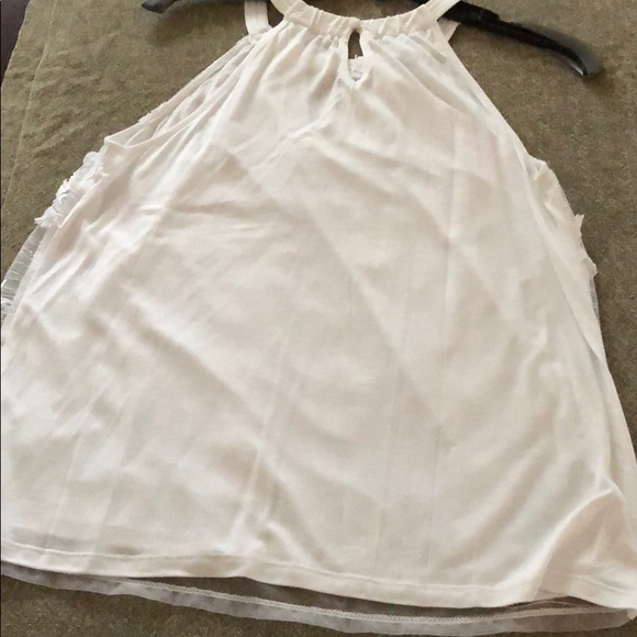 Elegant top white with sparkles never worn. - Picture 2 of 6